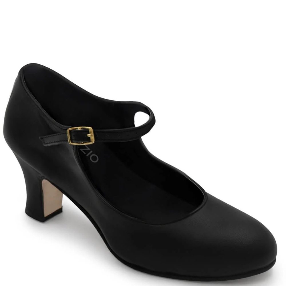 Capezio Black Heels with Classic Mary Jane Design